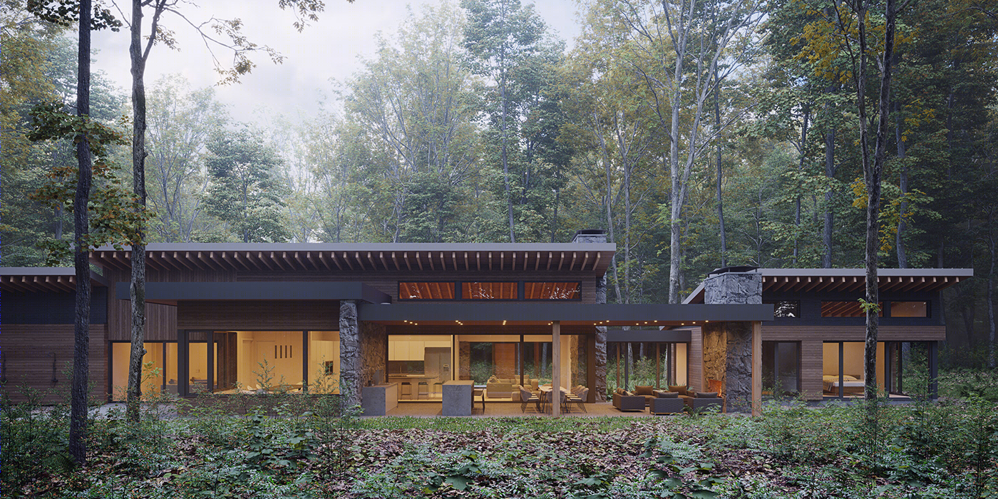 科普兰森林之屋丨加拿大丨Luis Mendez-17