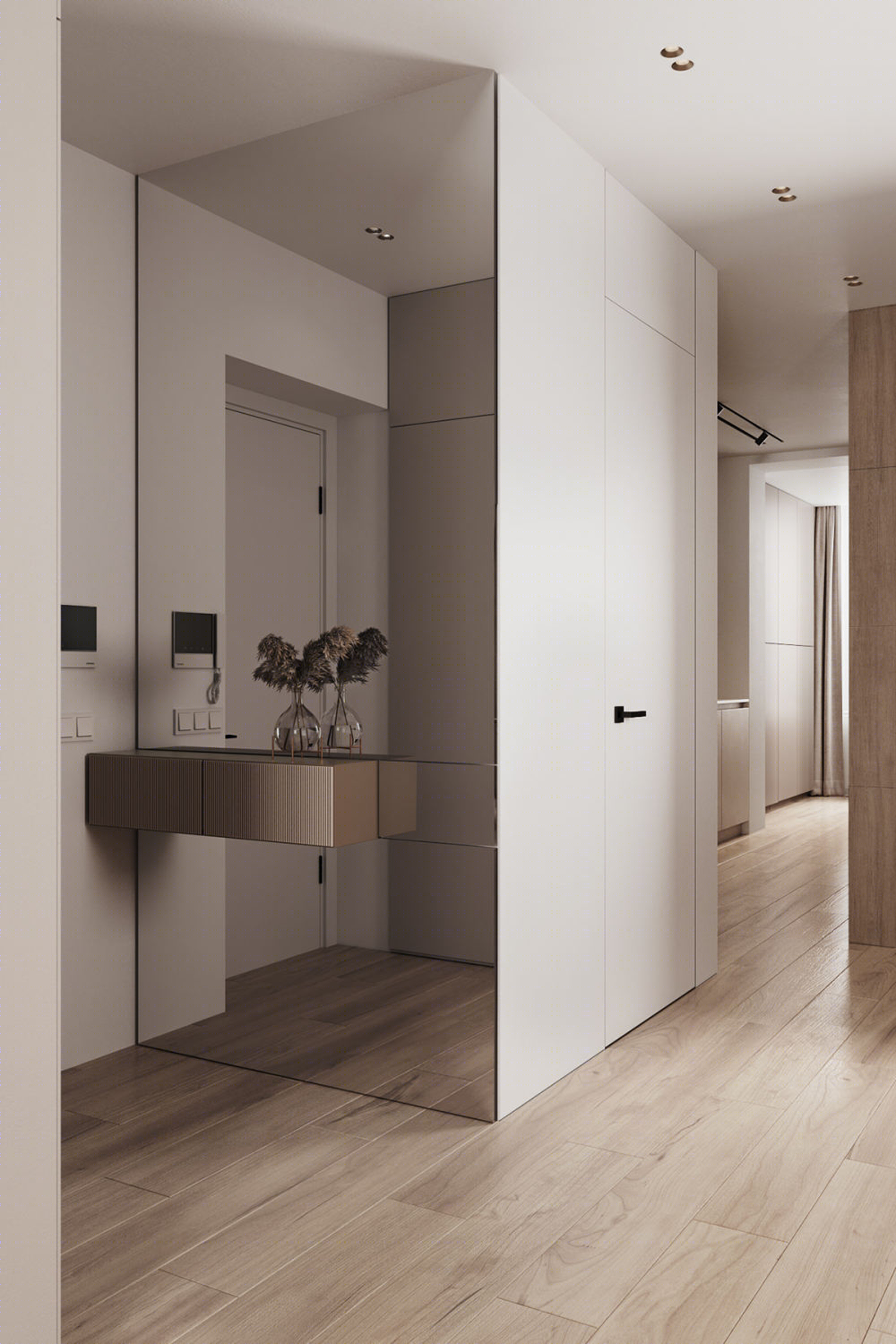 乌克兰极简公寓设计丨Nykonets Alina-0