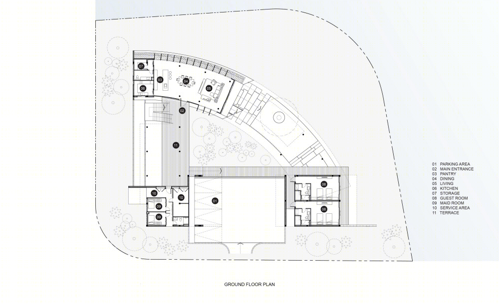 泰国 Radial 之家 | Stu/D/O Architects | 融入自然的家庭度假屋-60