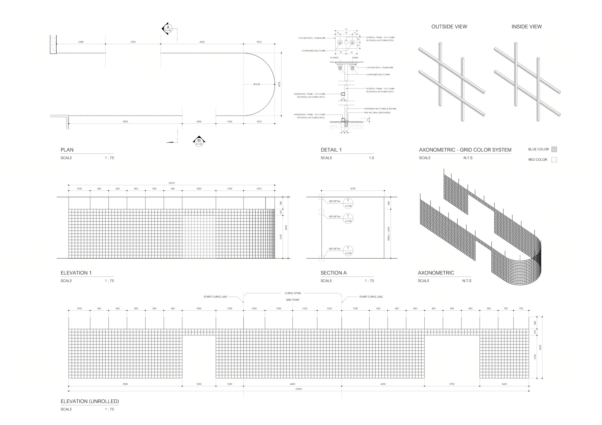 Looklen Architects 打造独特红色蓝色网格分隔的 Sam Yan Gym-11