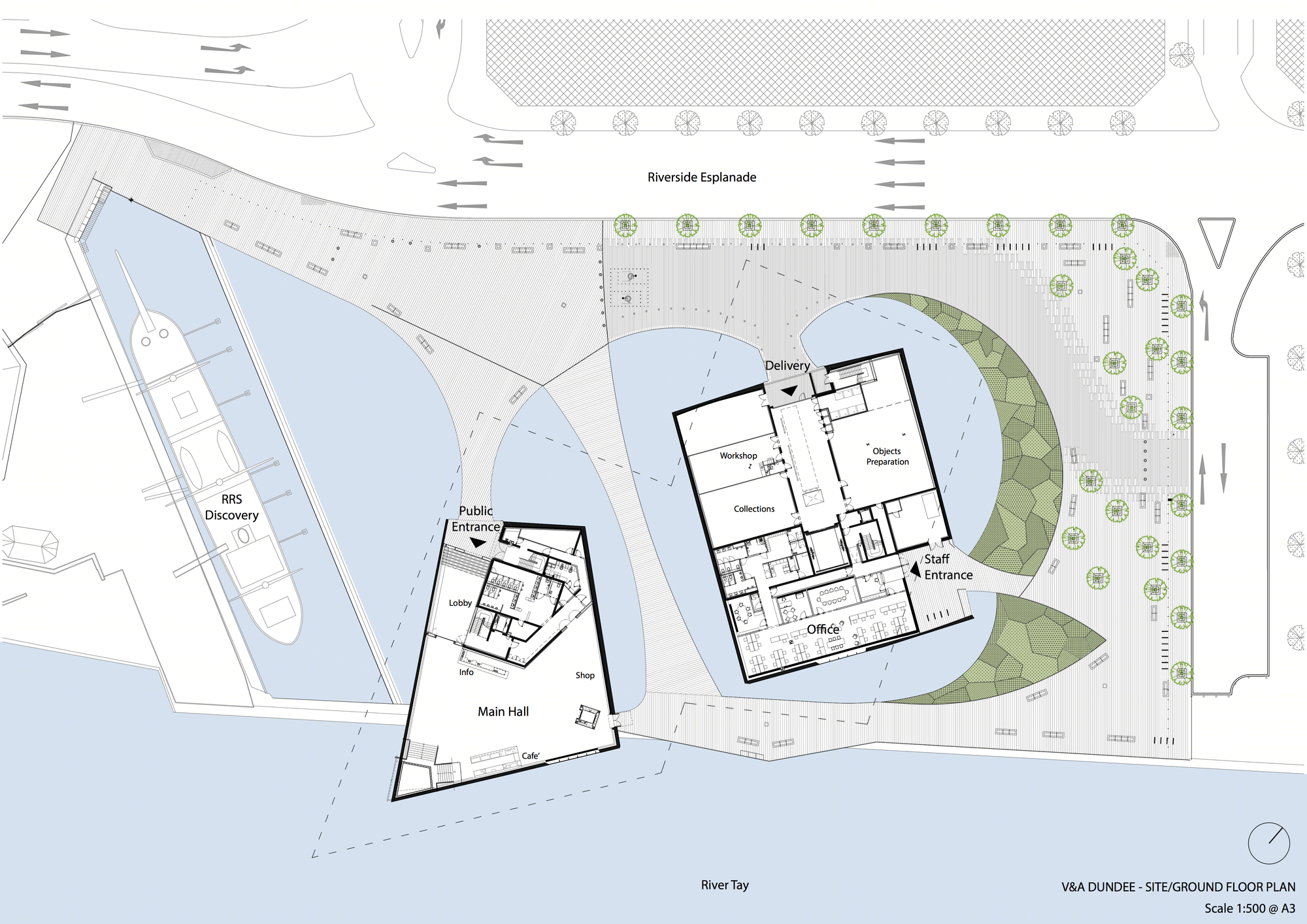 隈研吾打造苏格兰新文化地标——V&A Dundee 博物馆-69