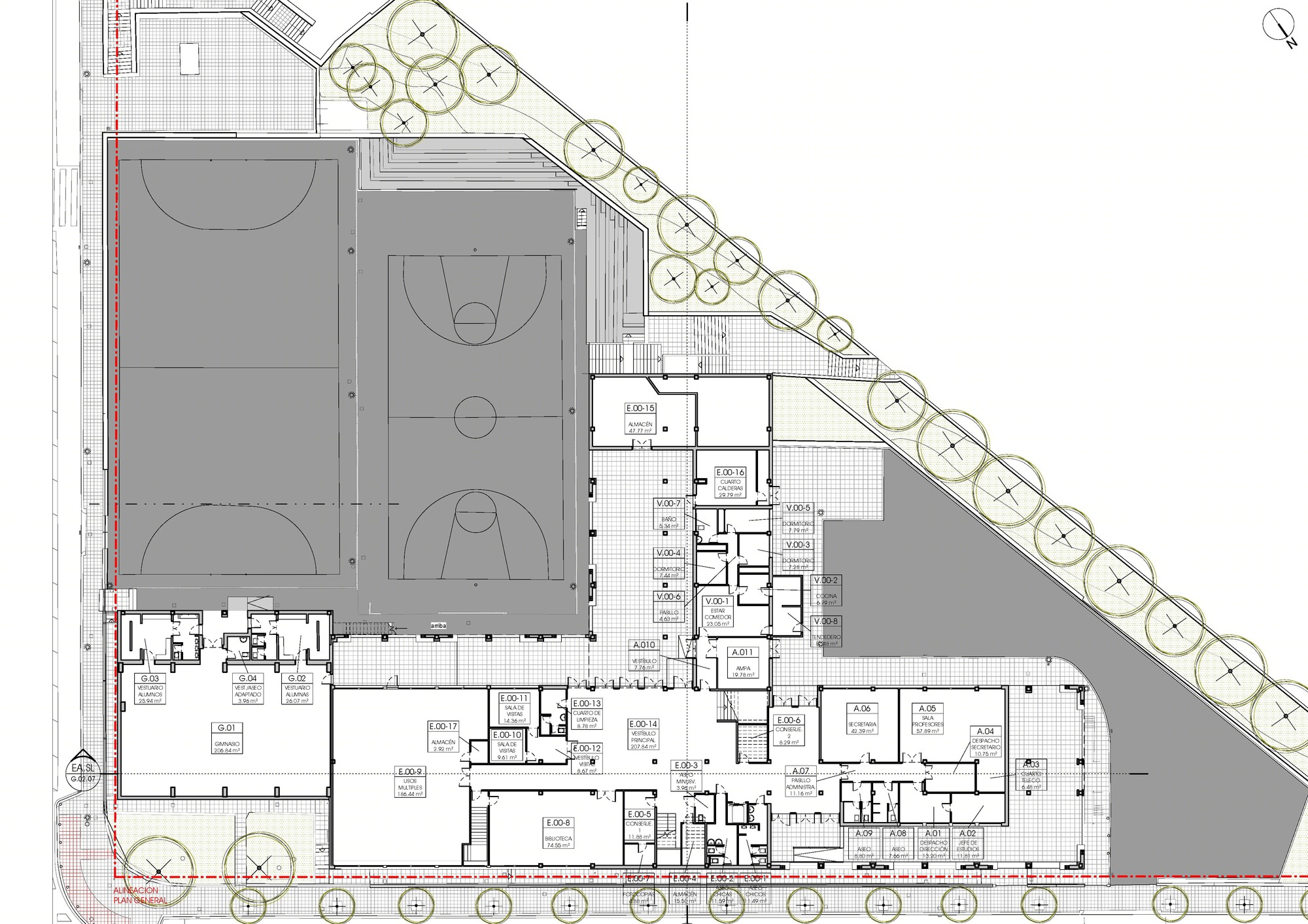 San Adrián Bilbao Institute 教育建筑新旧融合设计-29