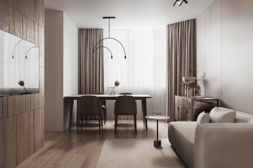 乌克兰极简公寓设计丨Nykonets Alina-4