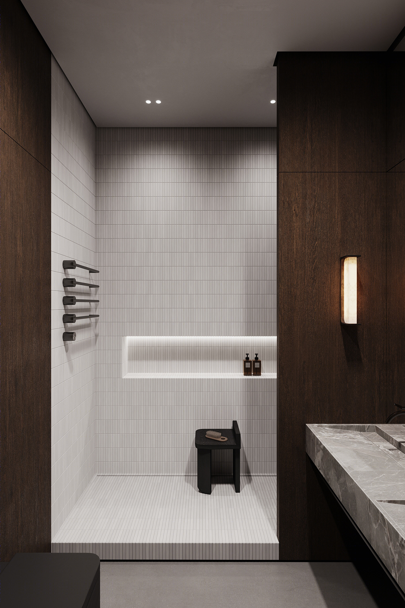 圣彼得堡 110平 简约木质空间设计-17