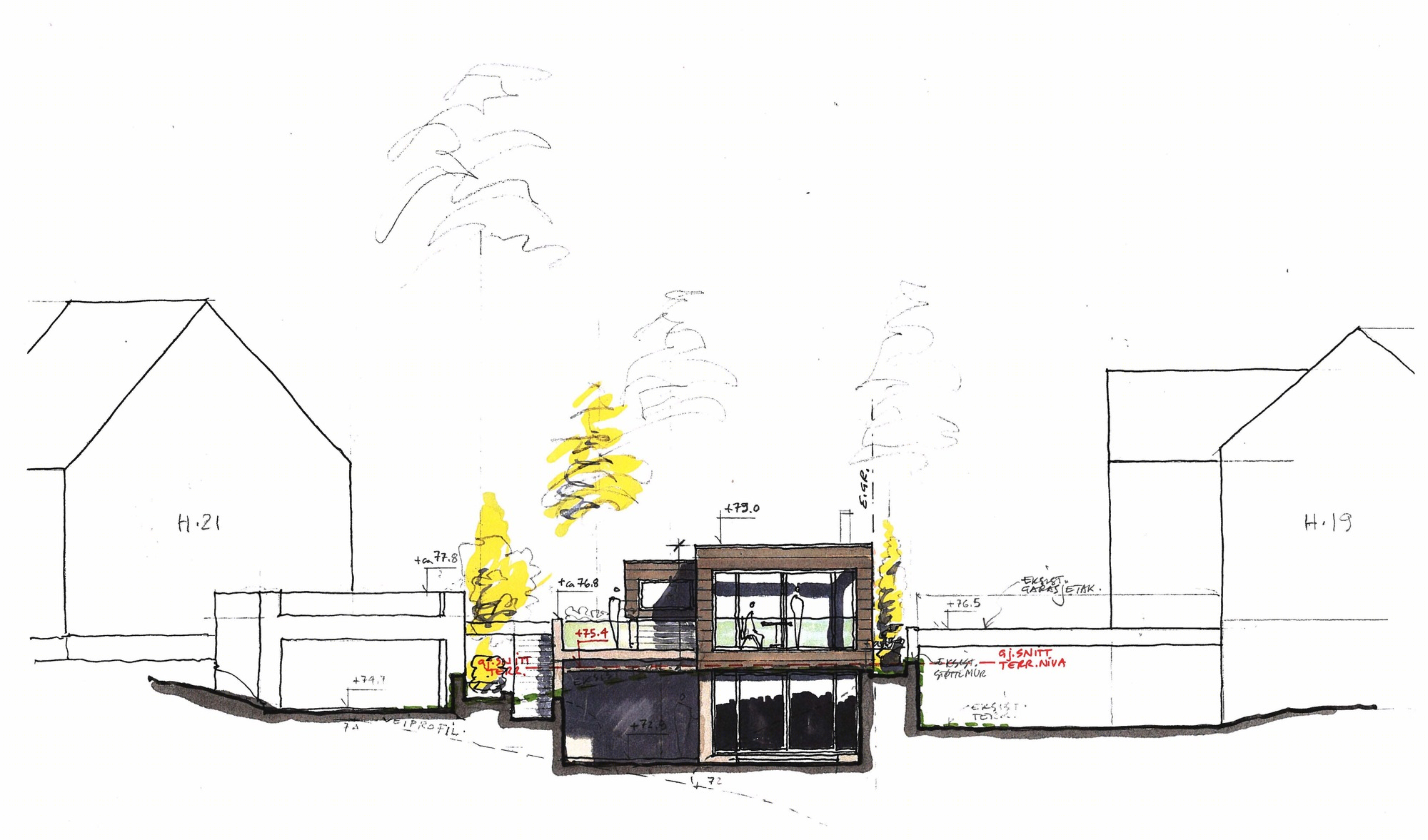 奥斯陆别墅 Lillesteile House-20