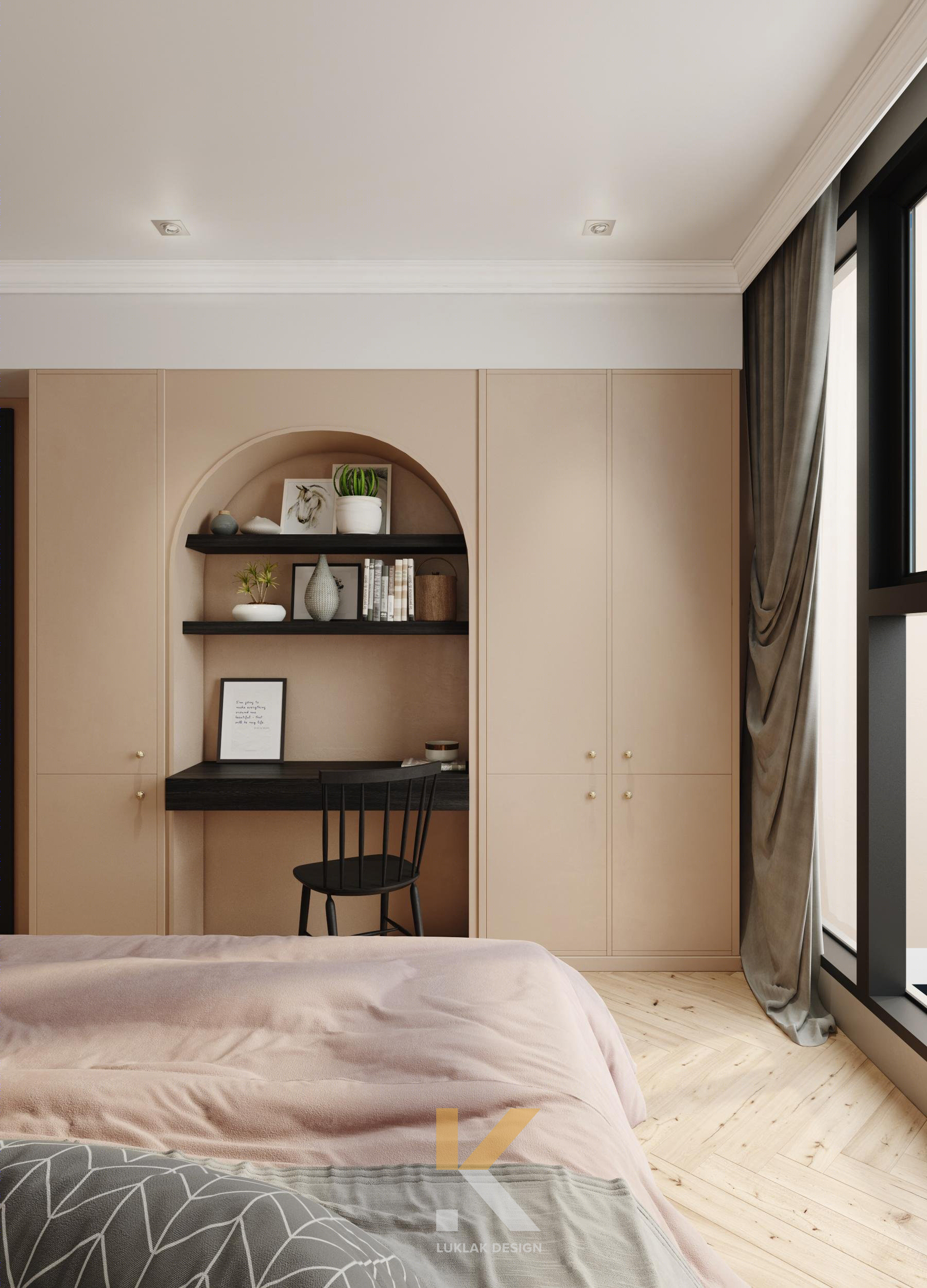 高级色系公寓 彰显优雅灵动的时尚品位-16