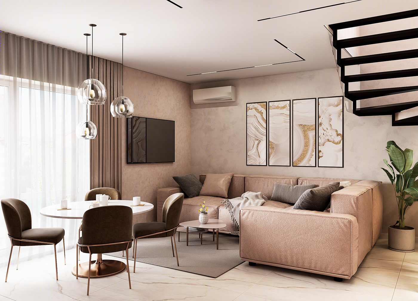 乌克兰 Vinnitsia 的现代简约之家丨PORONNYK SERGIY-5