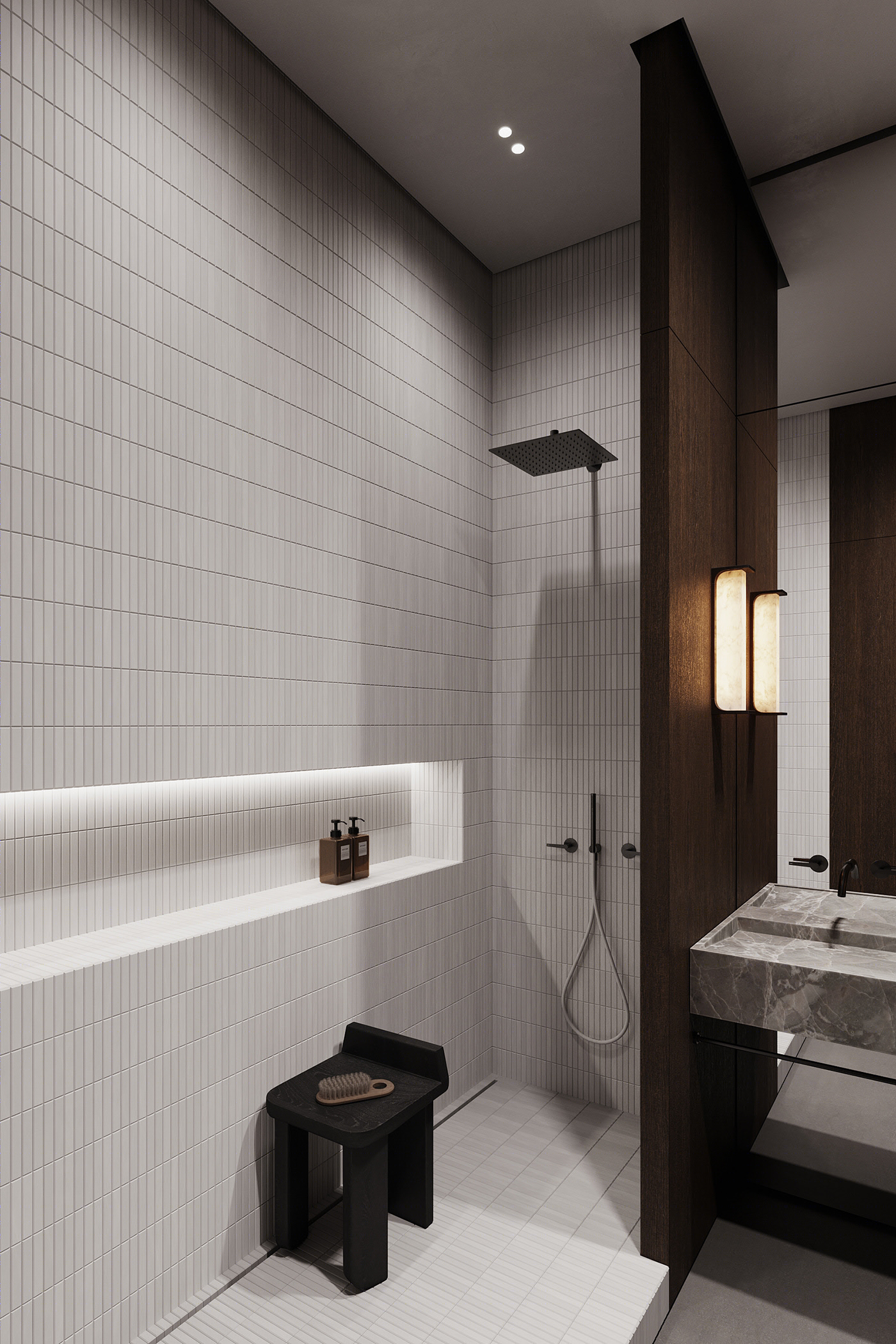 圣彼得堡 110平 简约木质空间设计-18