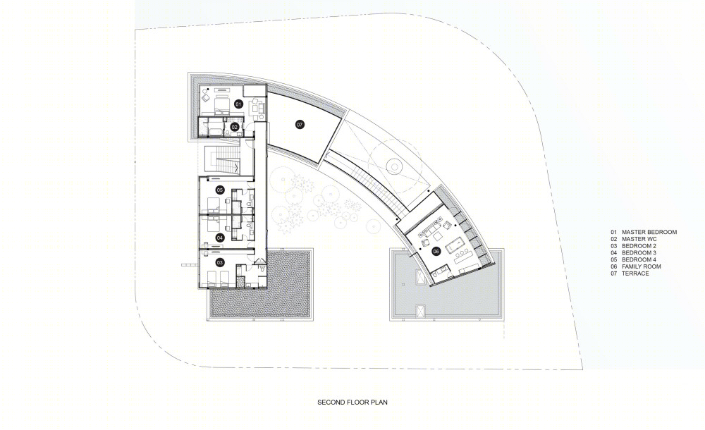 泰国 Radial 之家 | Stu/D/O Architects | 融入自然的家庭度假屋-61