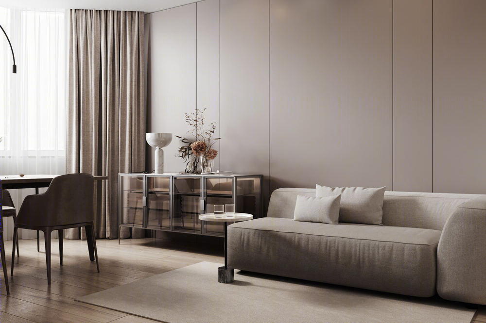 乌克兰极简公寓设计丨Nykonets Alina-5