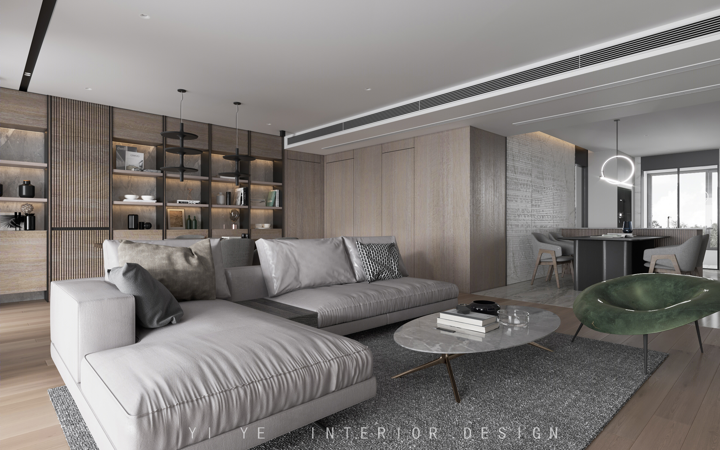 梦境北海 | 南风喃 3DMAX 室内设计案例-7