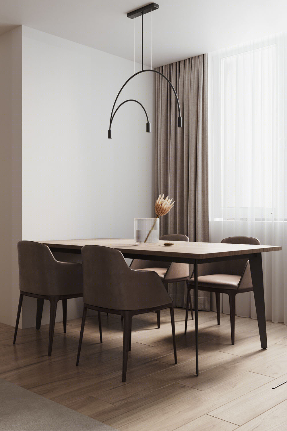 乌克兰极简公寓设计丨Nykonets Alina-6