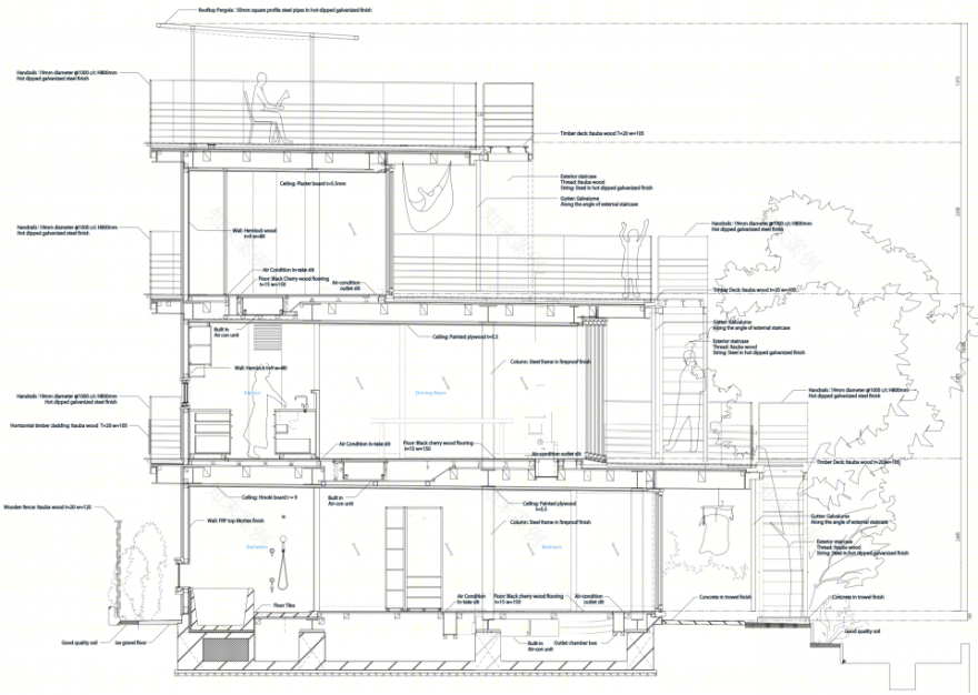 悬浮花园城堡丨日本静冈丨Tezuka Architects-43