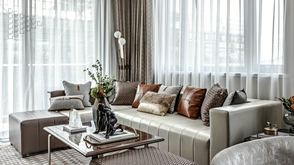 杭州 CCP 空间摄影呈现 | 157m²轻奢风叠墅样板间设计亮点解读-1