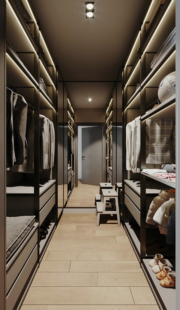 210㎡空间设计 感受柔和色调带来的宁静美感！-2