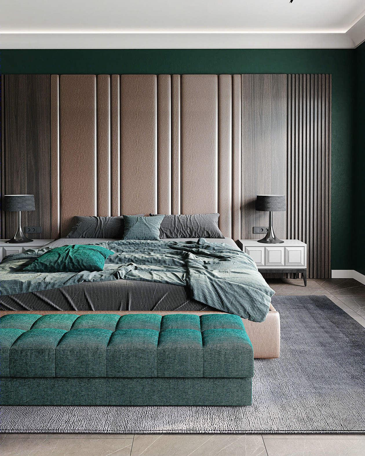 蓝色打造时尚家居-19