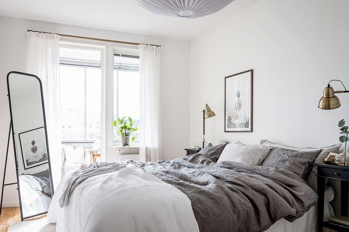 瑞典白色北欧风住宅 自然木质空间-10