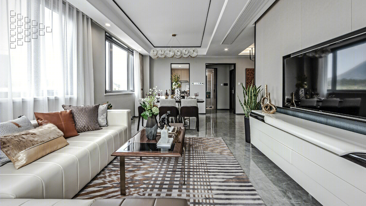 杭州 CCP 空间摄影呈现 | 157m²轻奢风叠墅样板间设计亮点解读-2