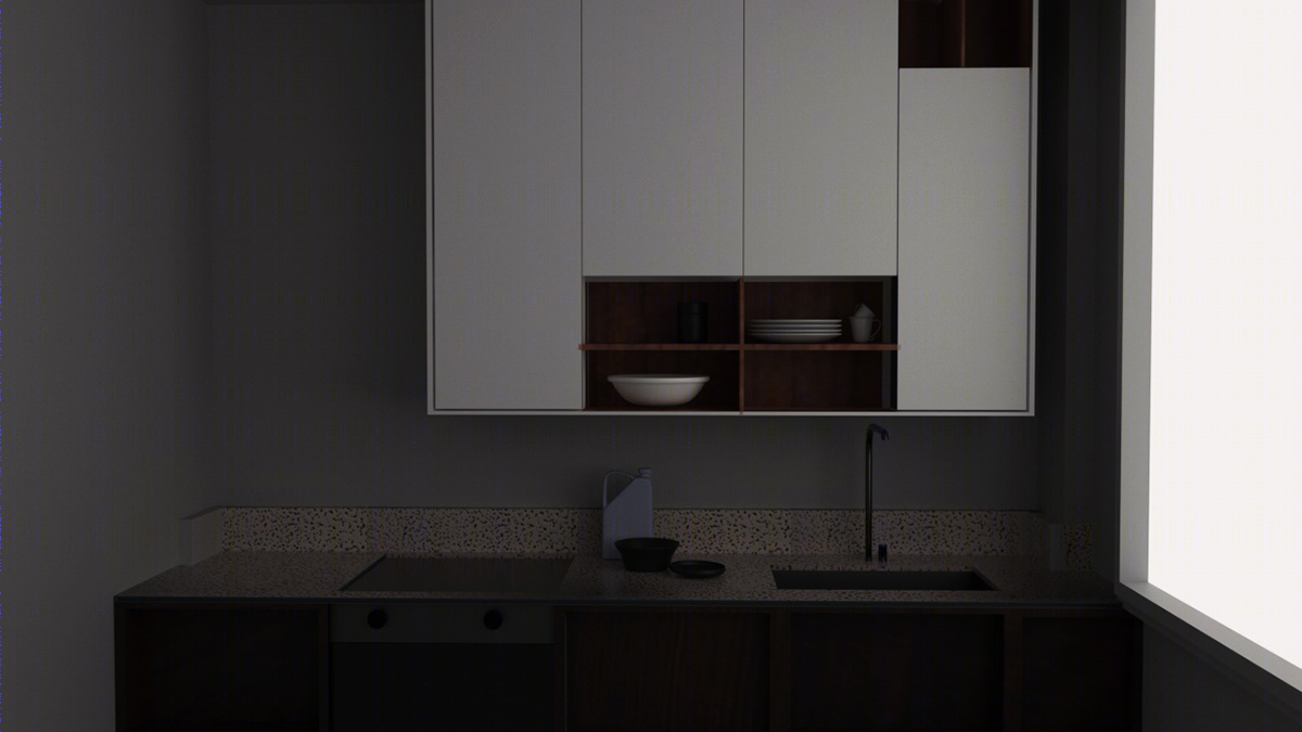 Anastasiya Gushchina 打造极简主义平层公寓-2