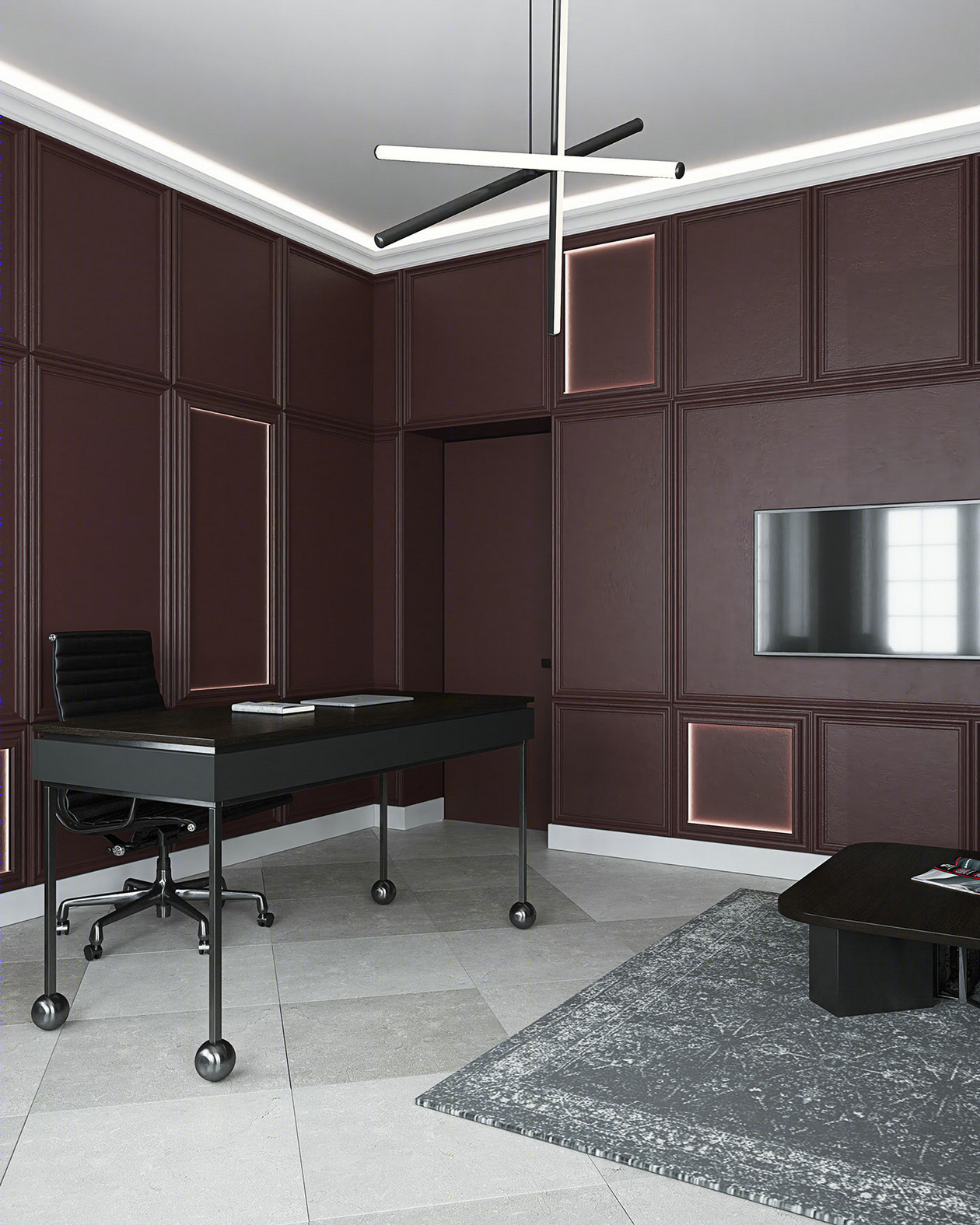 蓝色打造时尚家居-24