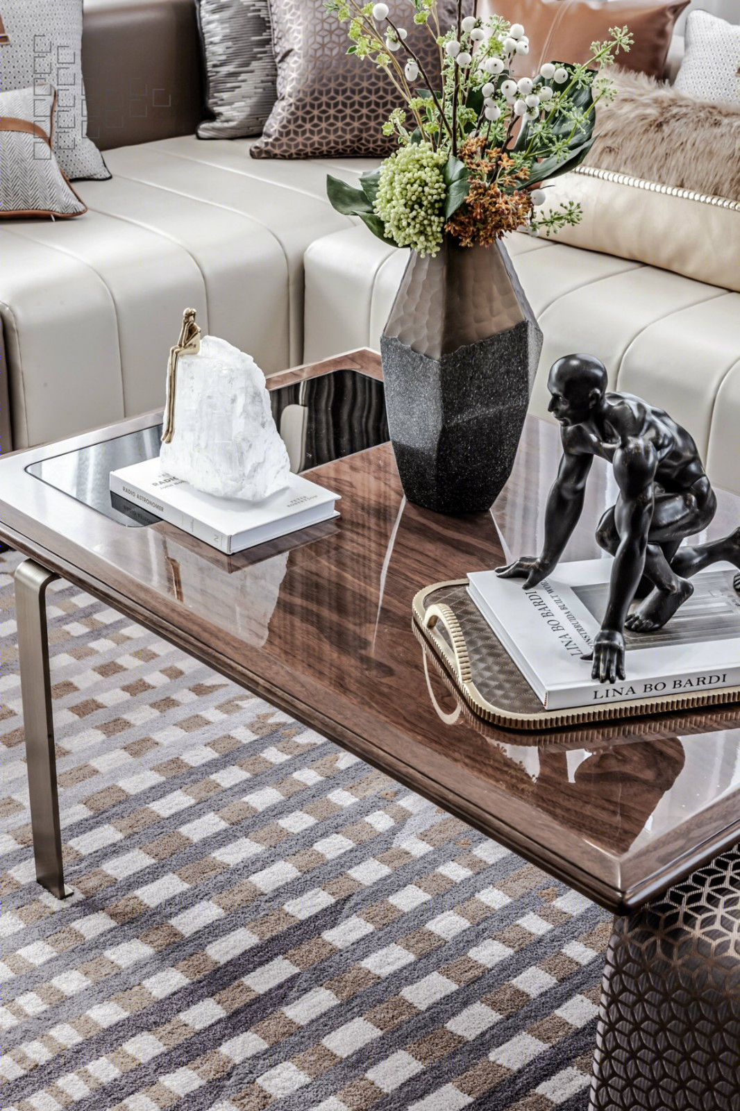 杭州 CCP 空间摄影呈现 | 157m²轻奢风叠墅样板间设计亮点解读-3