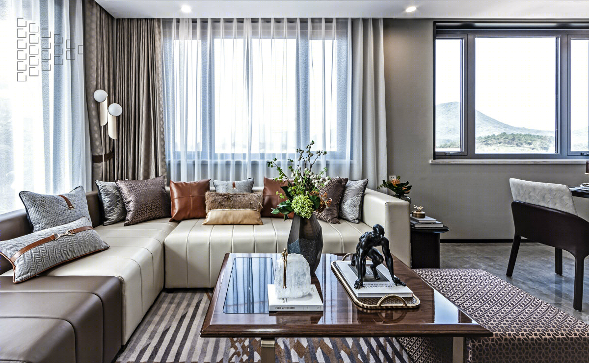 杭州 CCP 空间摄影呈现 | 157m²轻奢风叠墅样板间设计亮点解读-4