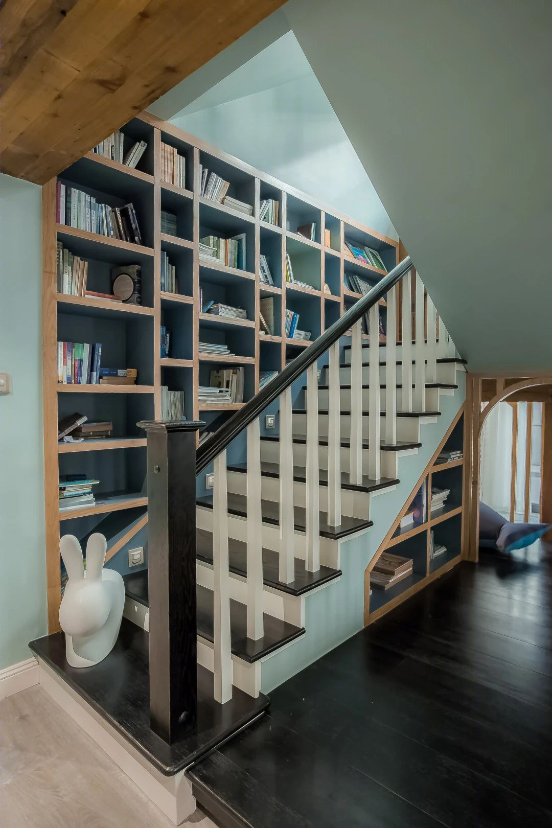 双人树屋、梯下“游戏盒”，还有攀爬架...这么装，无论家里几个娃都能轻松搞定！-13