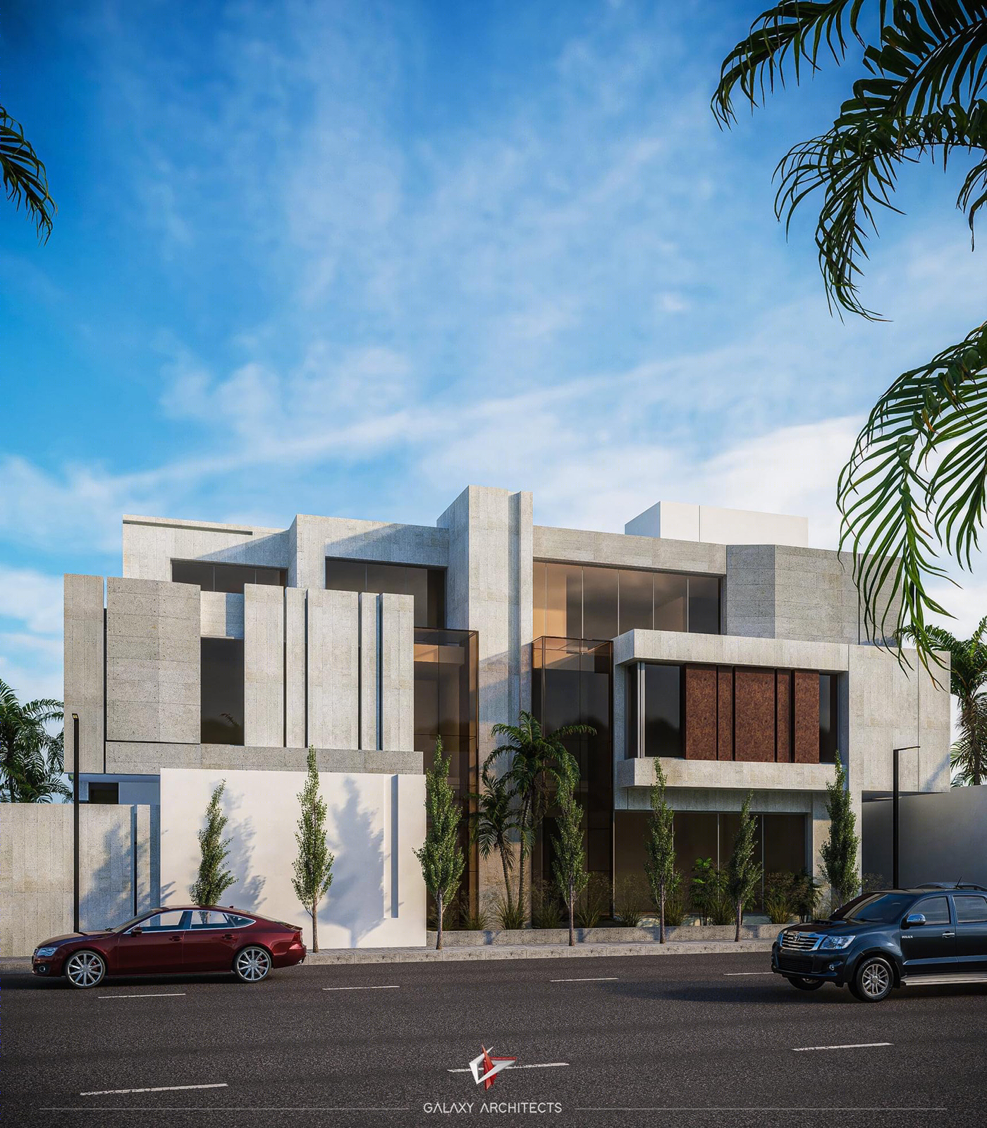 Anastasiya Gushchina丨别墅建筑丨Villa design in Riyadh-0