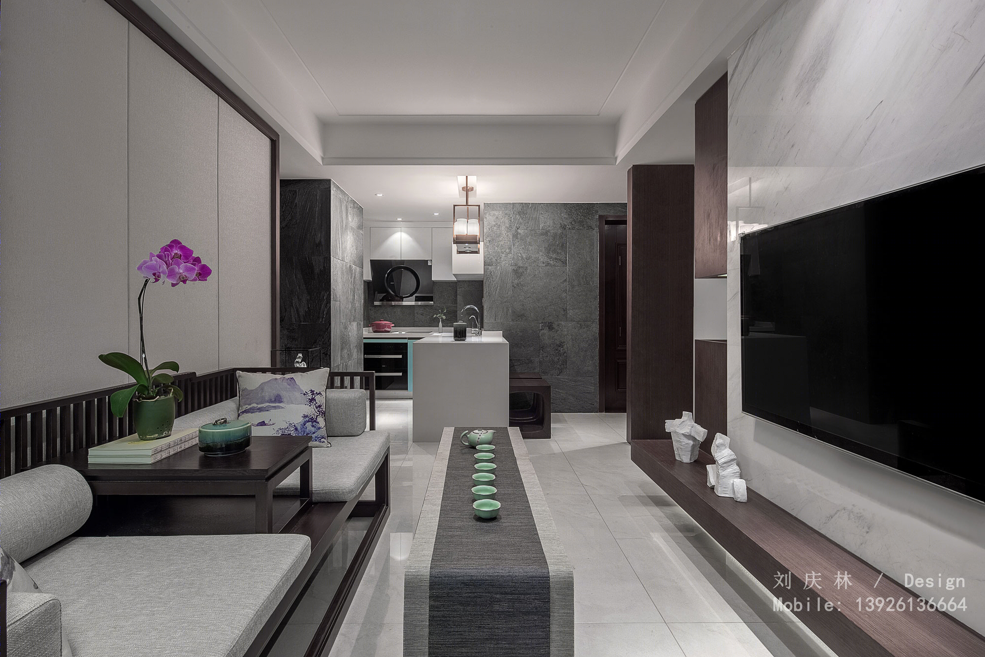 现代材质的中式韵味 | 年轻业主的定制设计-5