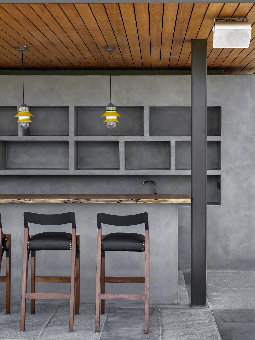 印度绿色和白色的住宅(2019)(Studio VDGA)设计-33