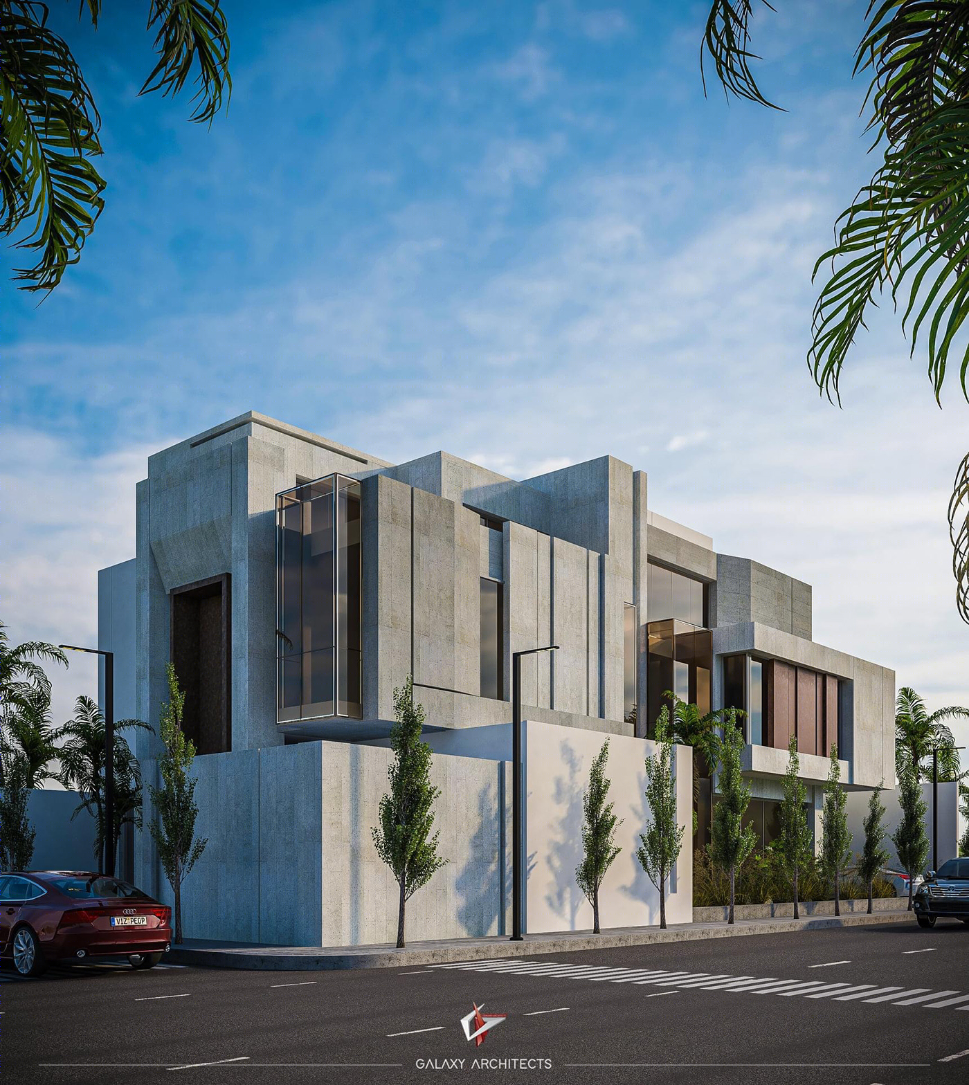 Anastasiya Gushchina丨别墅建筑丨Villa design in Riyadh-3