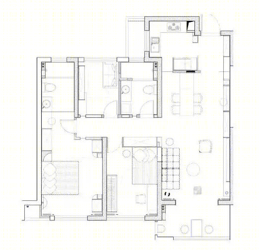 极简原木,构建多样空间表情丨孚禾共态空间建筑设计-27