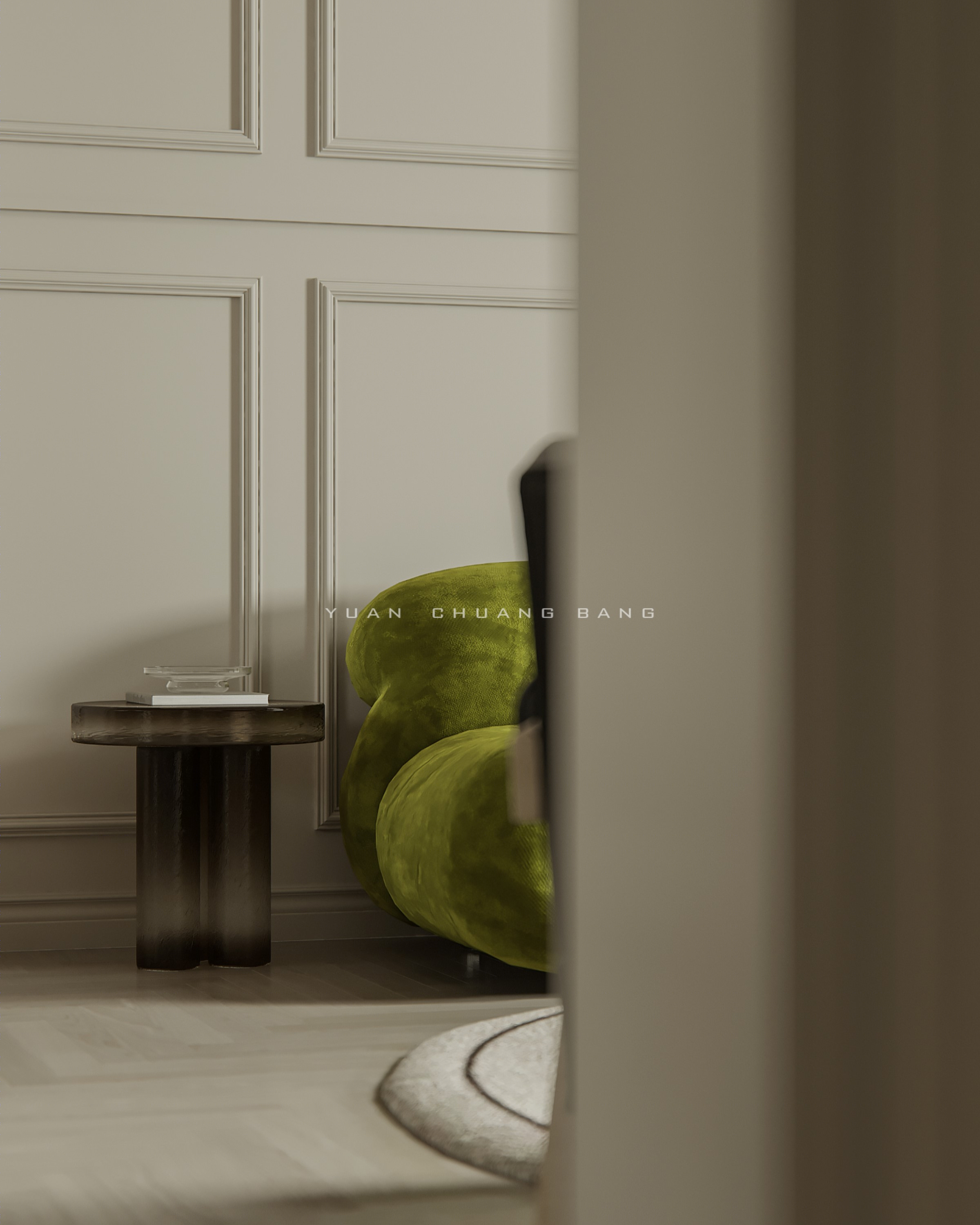 精致法式轻奢风·巴黎公寓设计-5