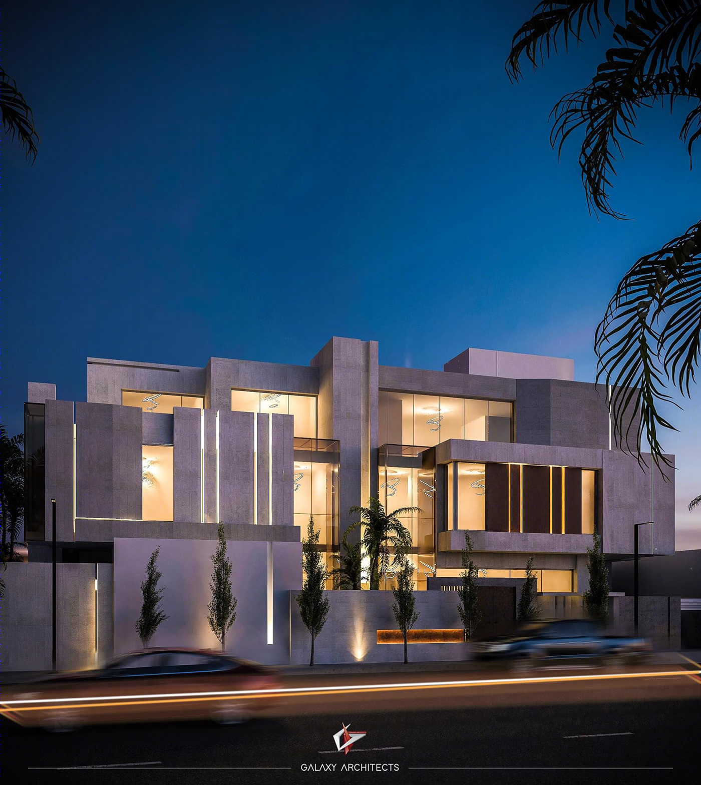 Anastasiya Gushchina丨别墅建筑丨Villa design in Riyadh-4
