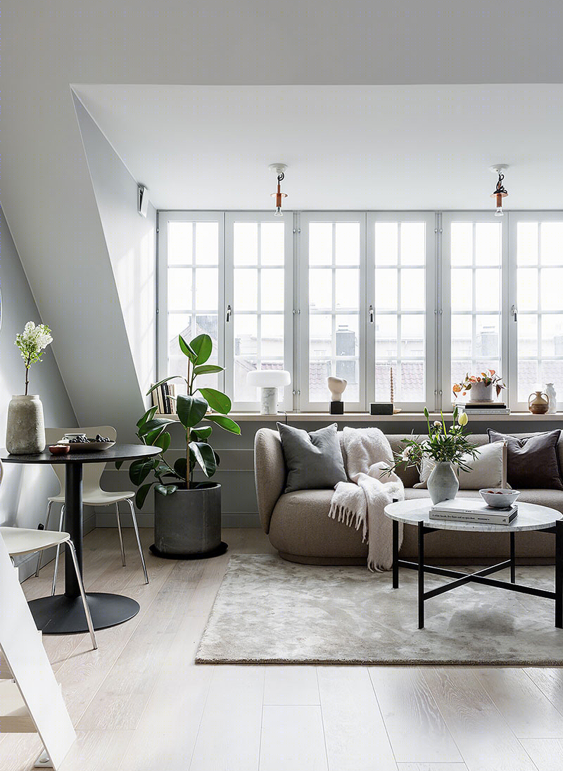 现代简约瑞典风公寓设计丨瑞典斯德哥尔摩-2