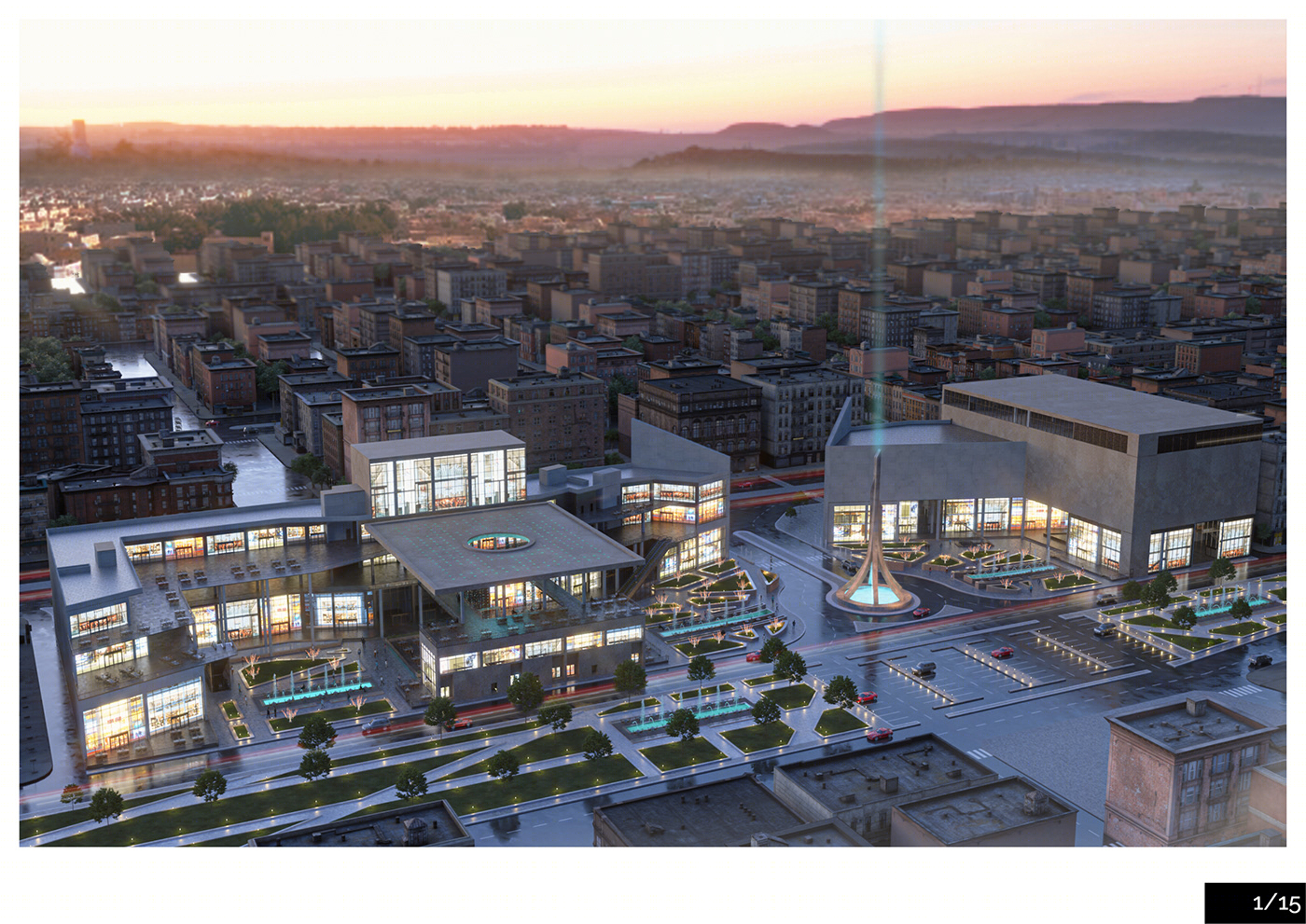 沙特阿拉伯独特商业街区设计——(S)SQUARES Al-Sahil Mall-3