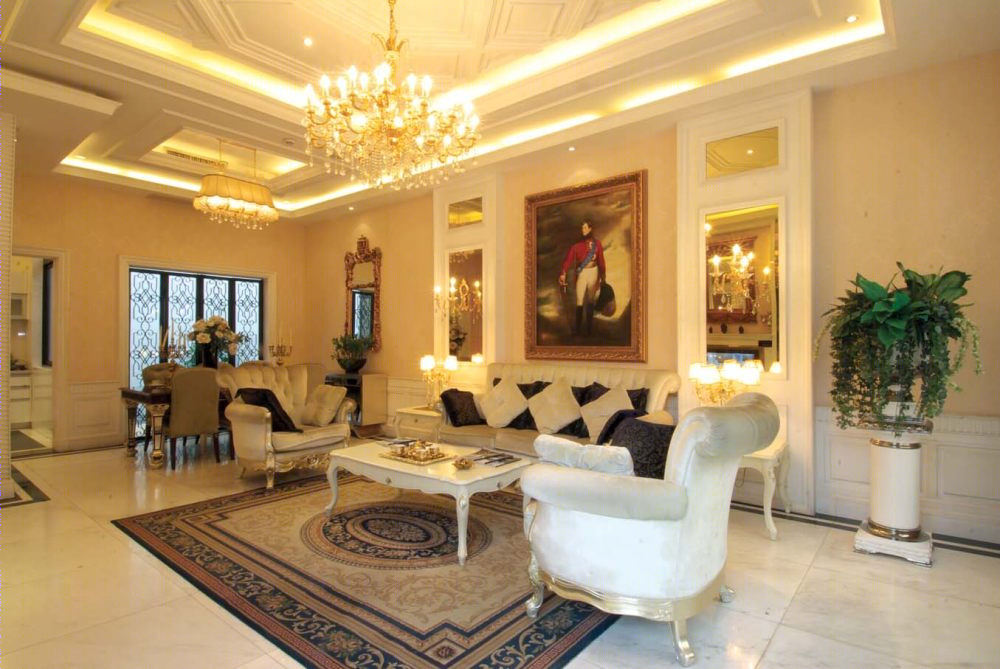 时代倾城欧式样板房，演绎浪漫奢华空间-7