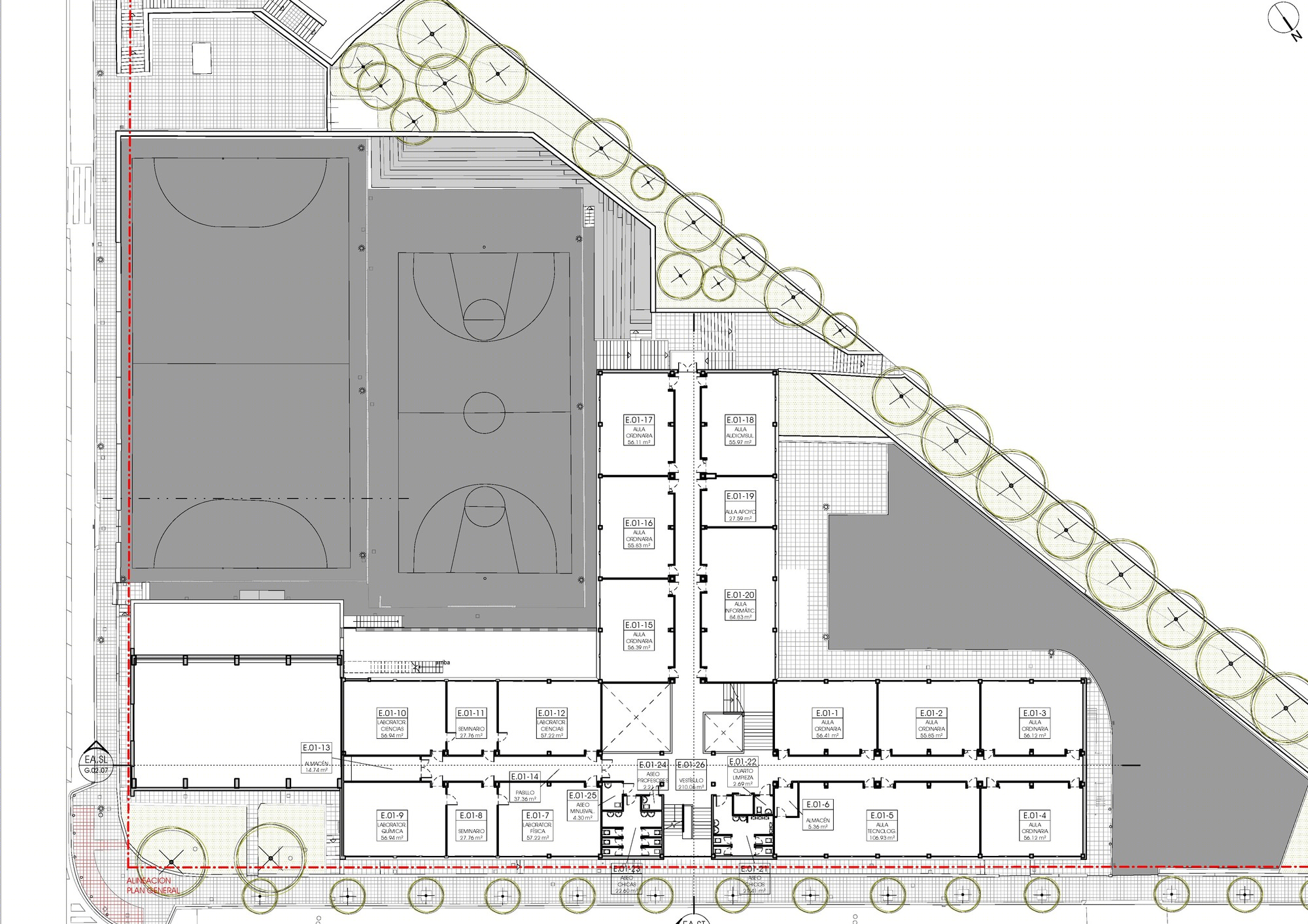 San Adrián Bilbao Institute 教育建筑新旧融合设计-36