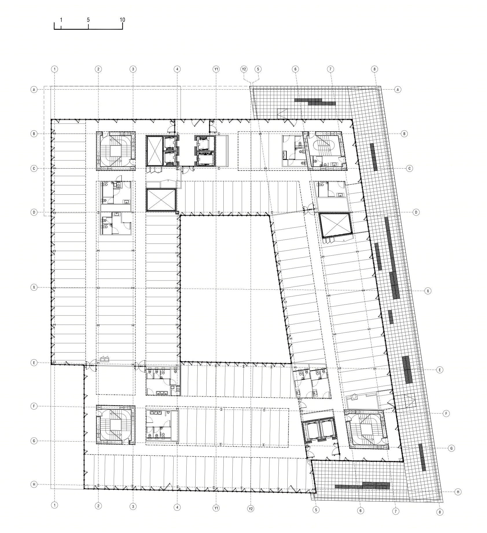 桥式建筑的办公空间创新-23