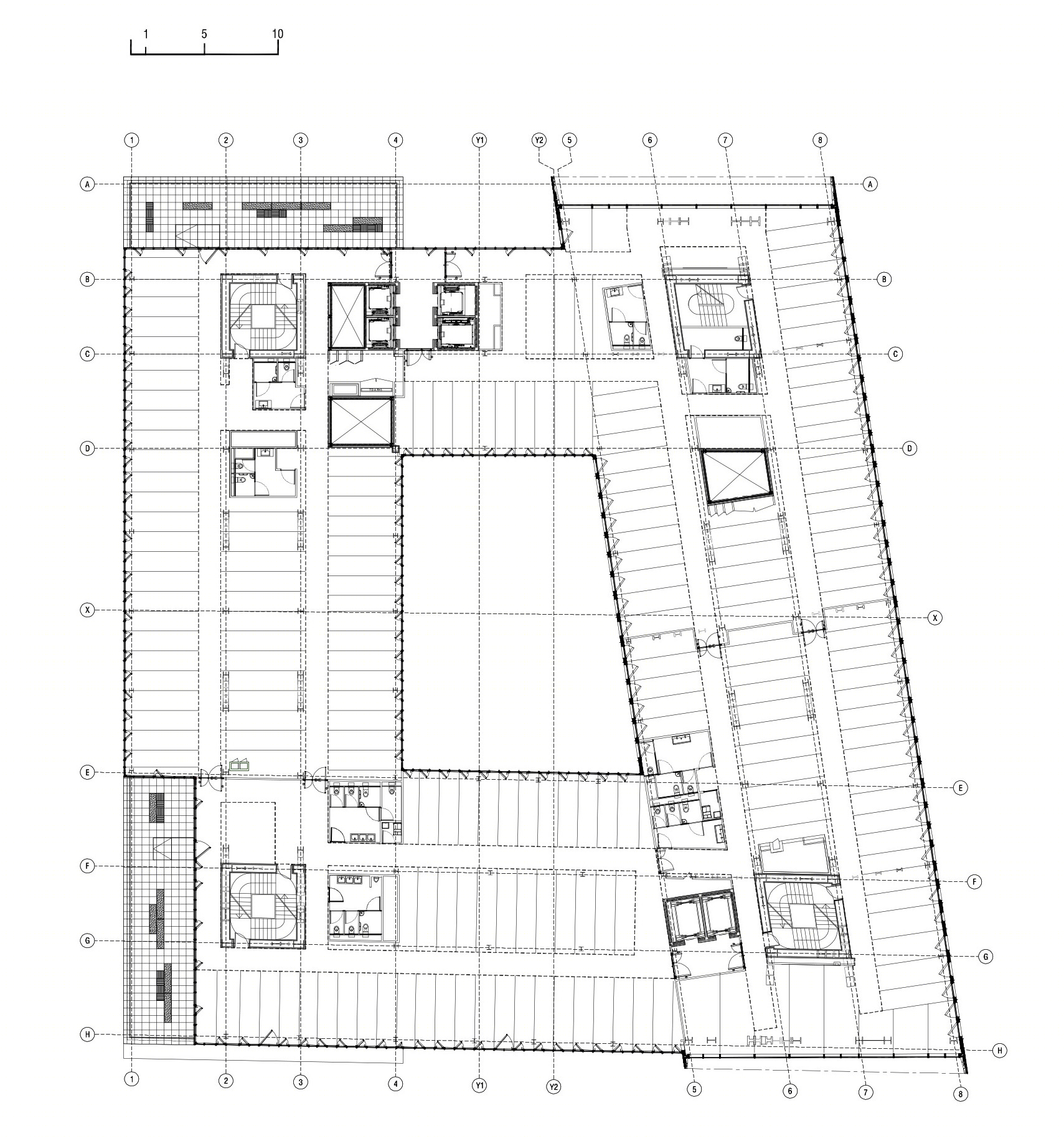 桥式建筑的办公空间创新-24