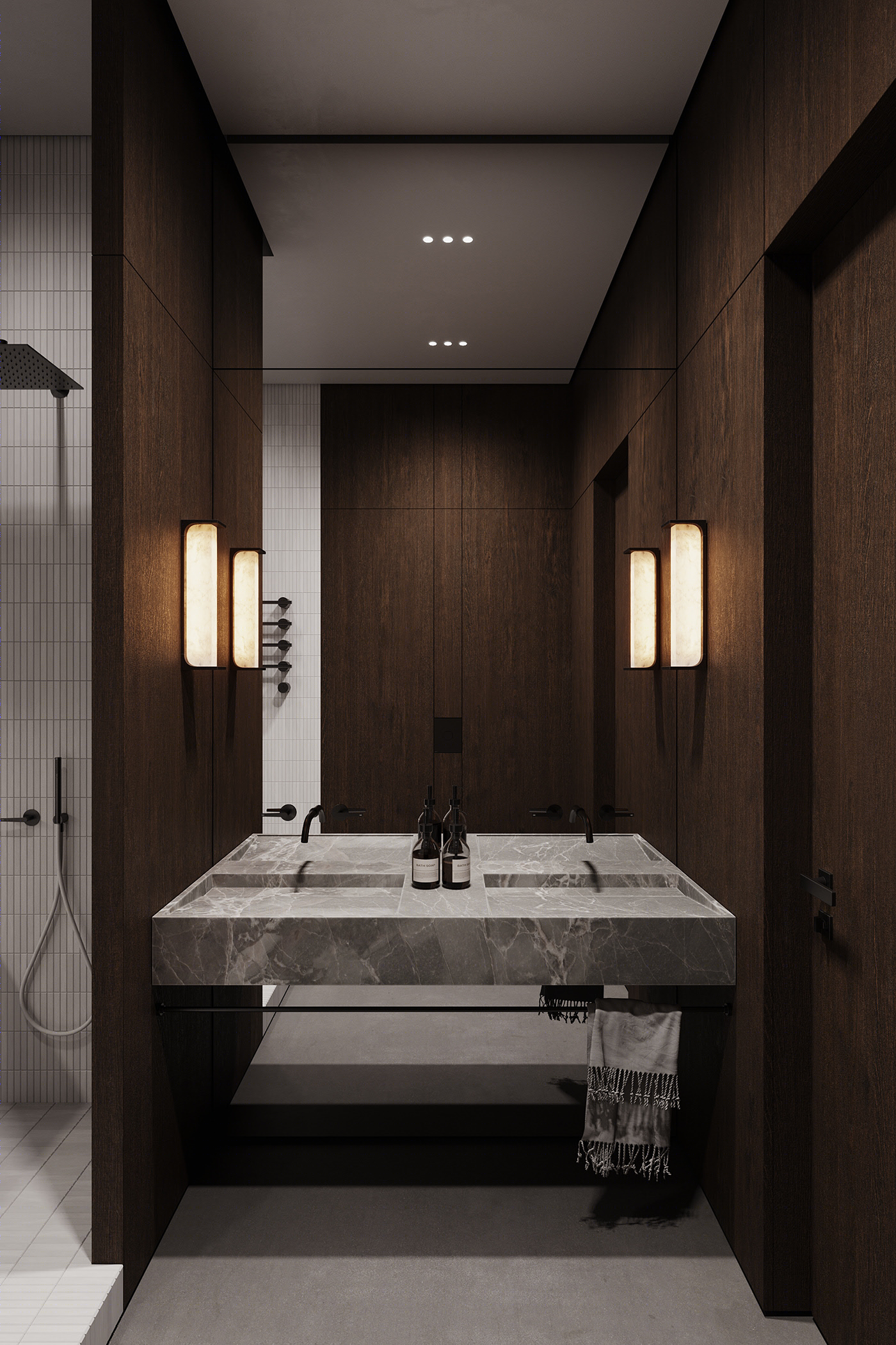 圣彼得堡 110平 简约木质空间设计-27