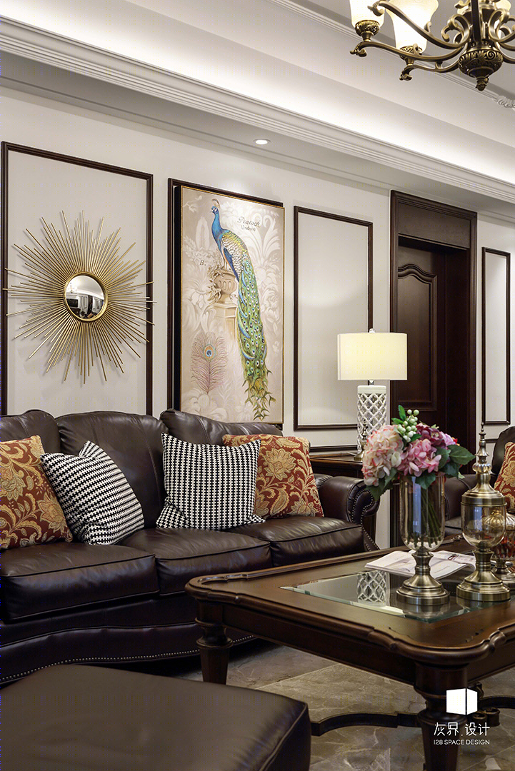 金科廊桥 380㎡美式风格家居设计 | 实用舒适、休闲浪漫、温馨自然-6