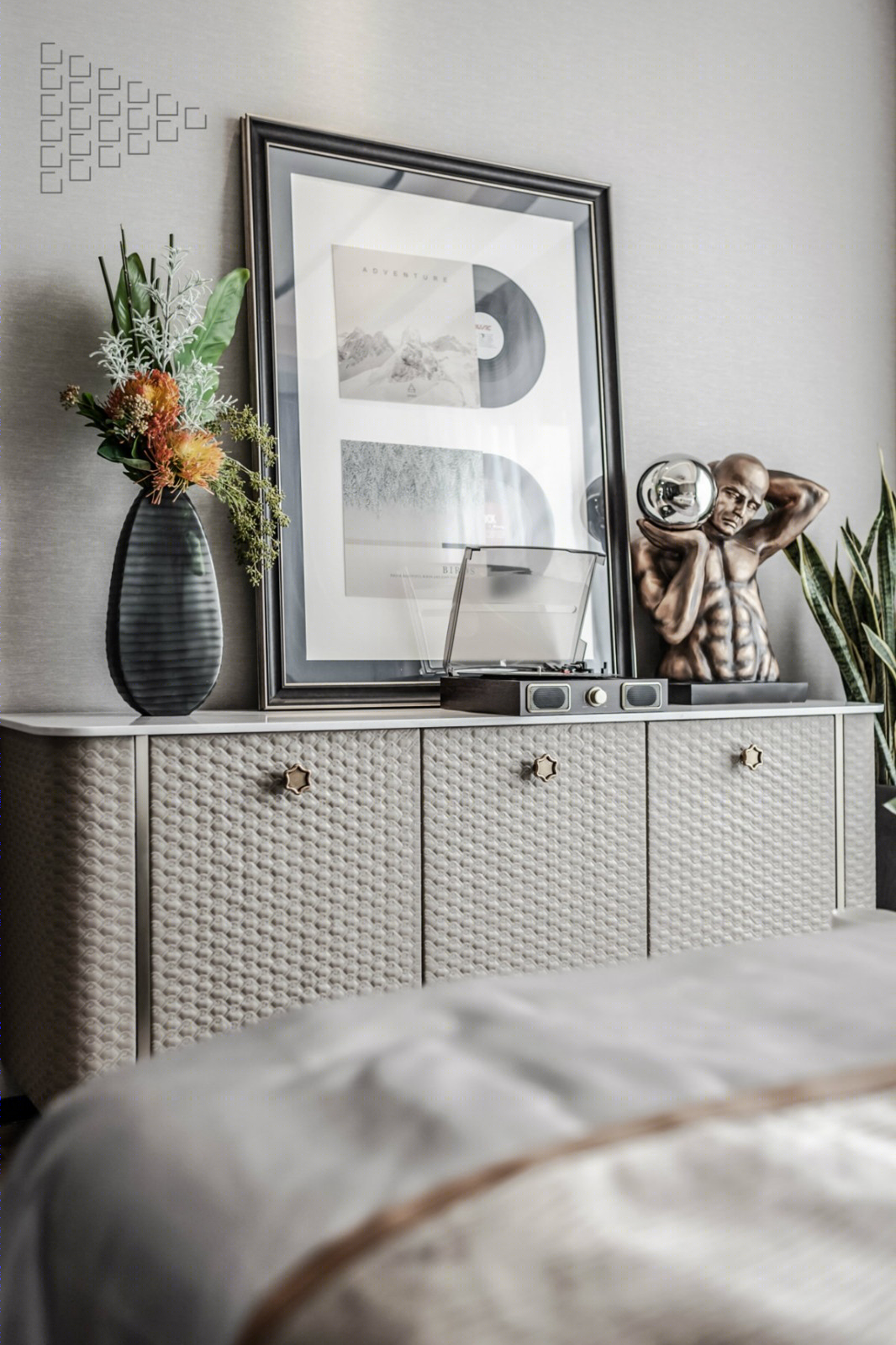 杭州 CCP 空间摄影呈现 | 157m²轻奢风叠墅样板间设计亮点解读-16