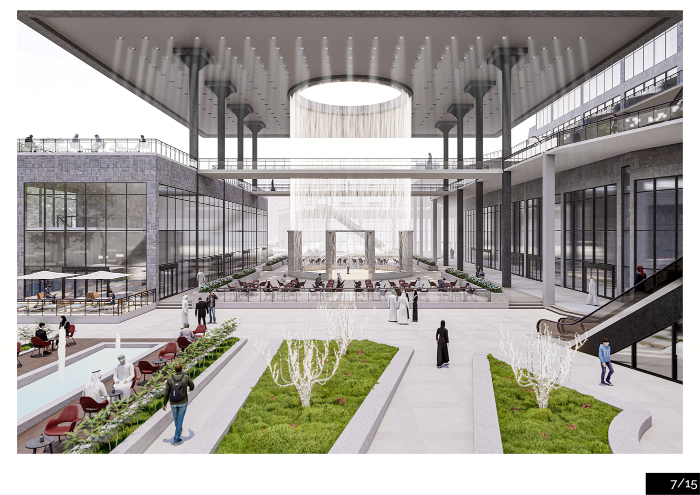 沙特阿拉伯独特商业街区设计——(S)SQUARES Al-Sahil Mall-9