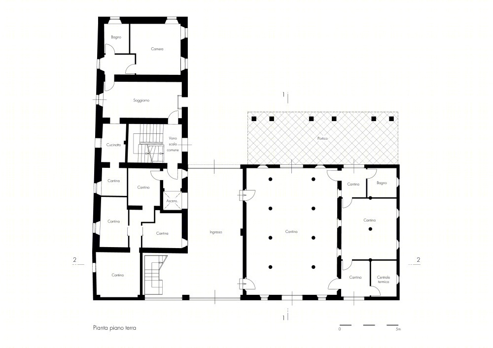 意大利 Sassuolo 别墅改造 | Studio Pinelli 打造 1200 平方米和谐共生之家-44