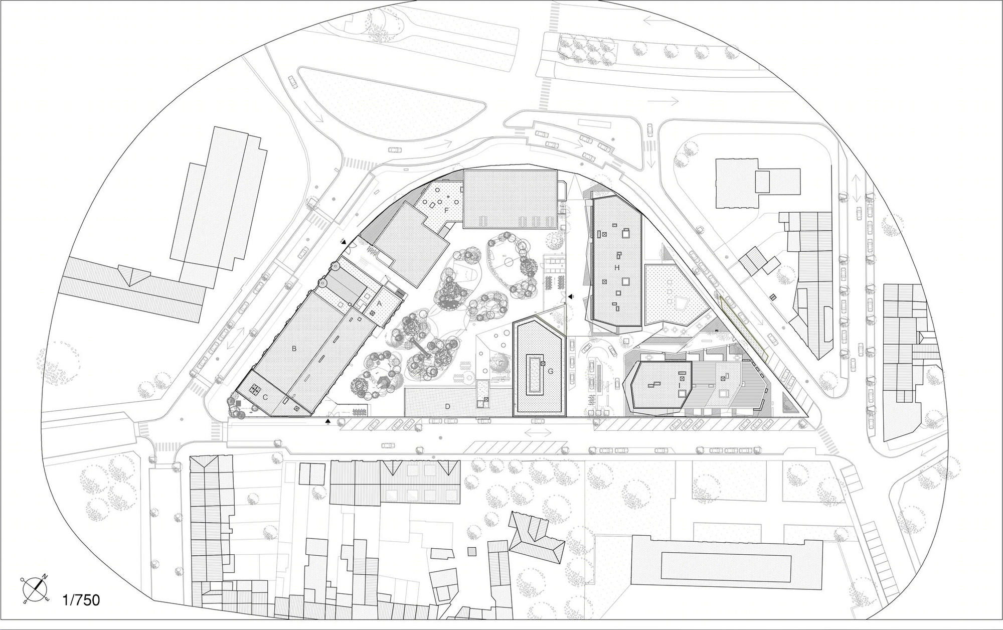 都市平台 | 公寓建筑与学校重建-31