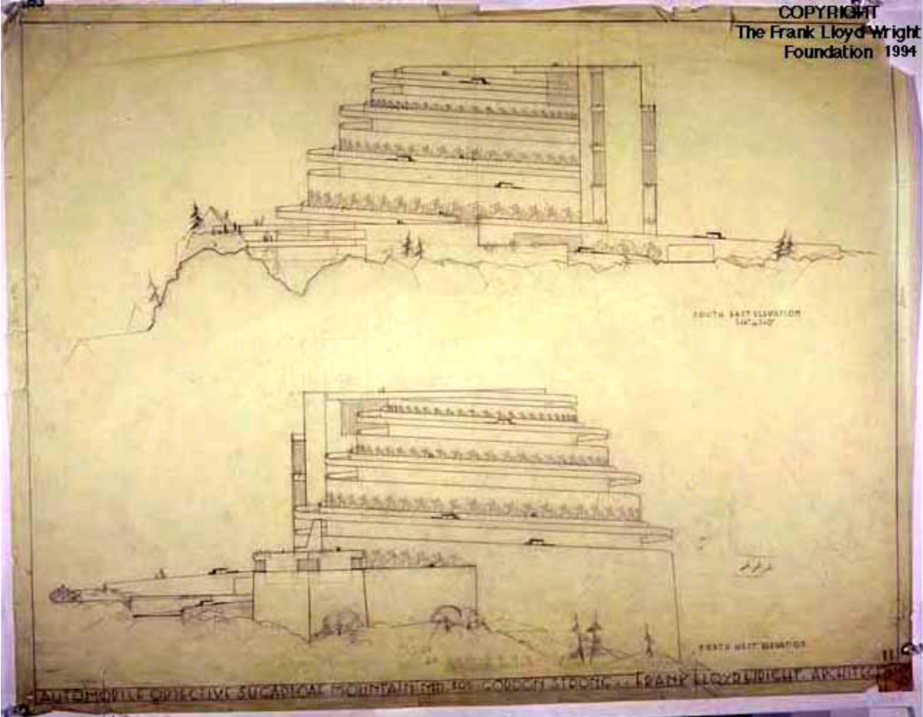 赖特未建成建筑的 3D 重现-22