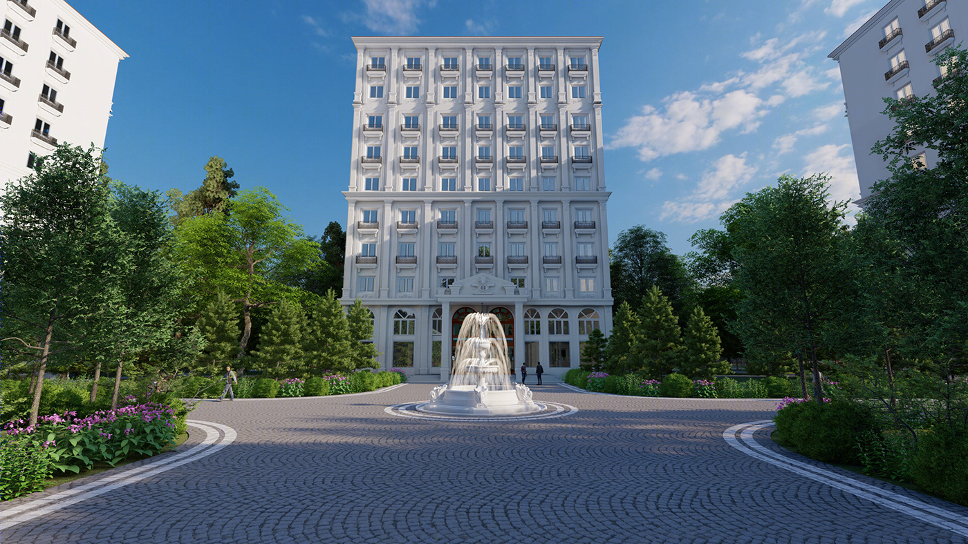 Anastasiya Gushchina丨公寓建筑丨Guest house master planning-4