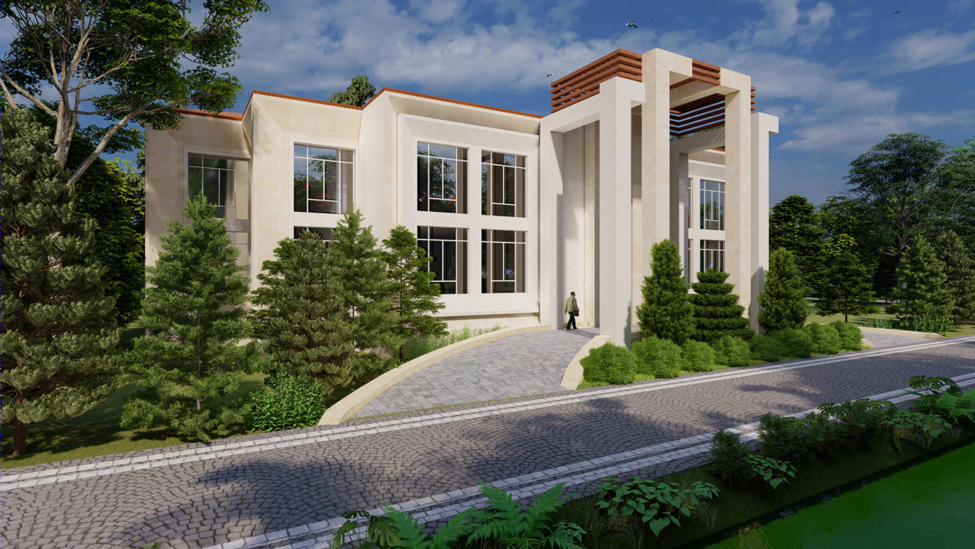 Anastasiya Gushchina丨公寓建筑丨Guest house master planning-6