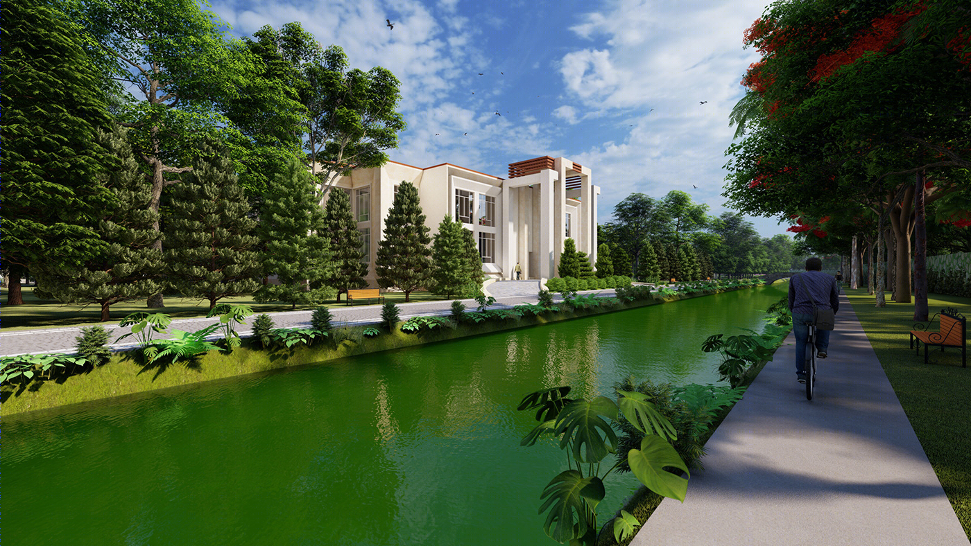 Anastasiya Gushchina丨公寓建筑丨Guest house master planning-5
